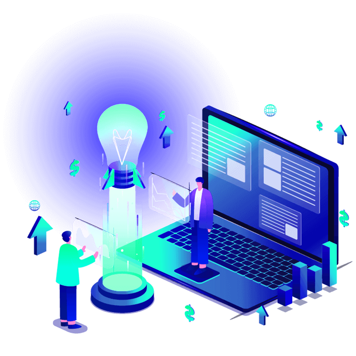 Software development illustration